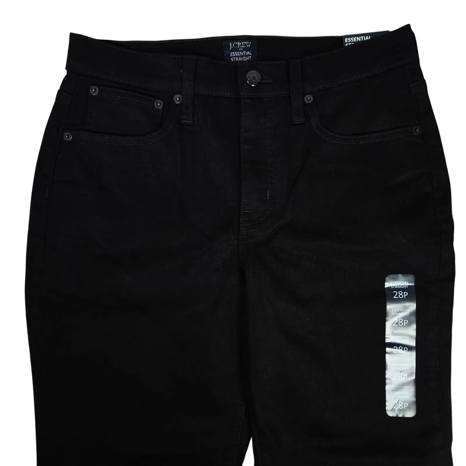 J. Crew Factory Petite essential straight jean in all - Image 3