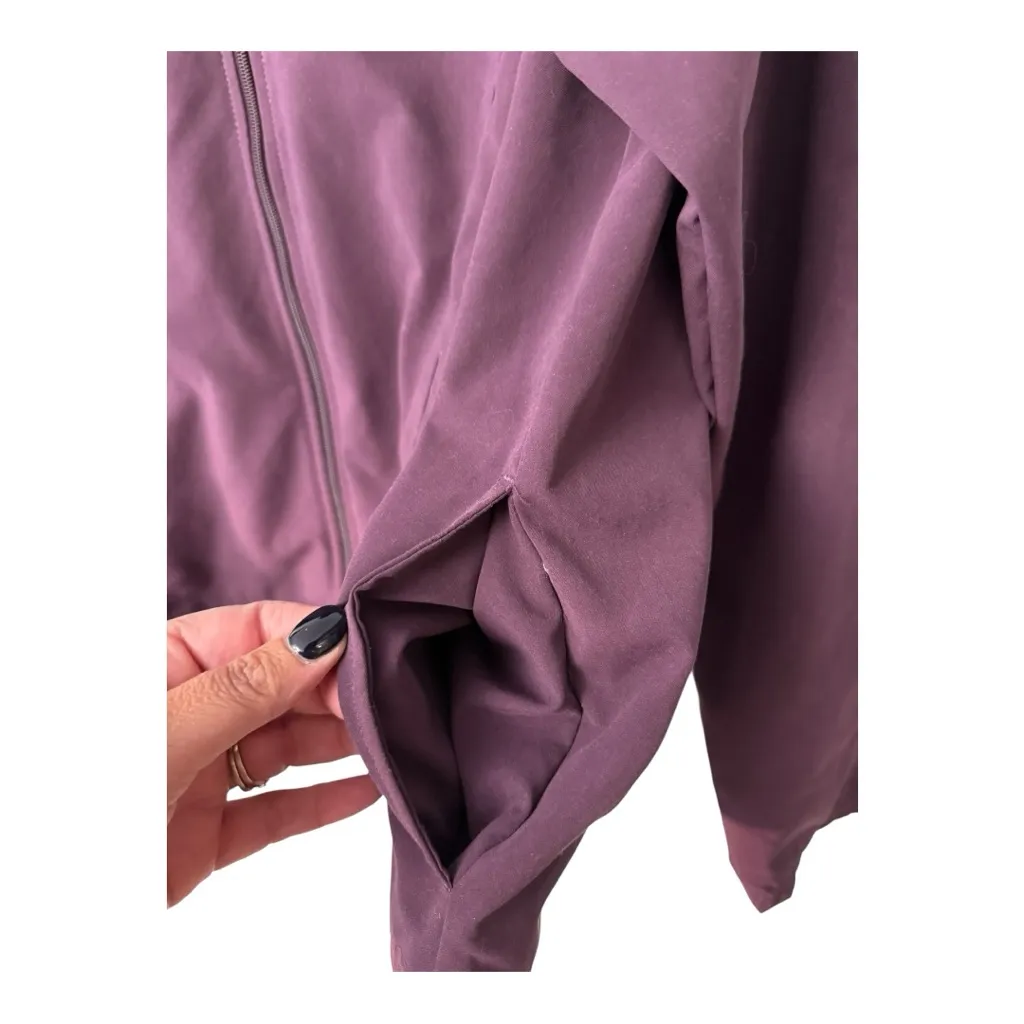 Nike Purple & Pink Track Jacket Women’s Large Full Zip Vintage Y2K Style Purple - Image 5