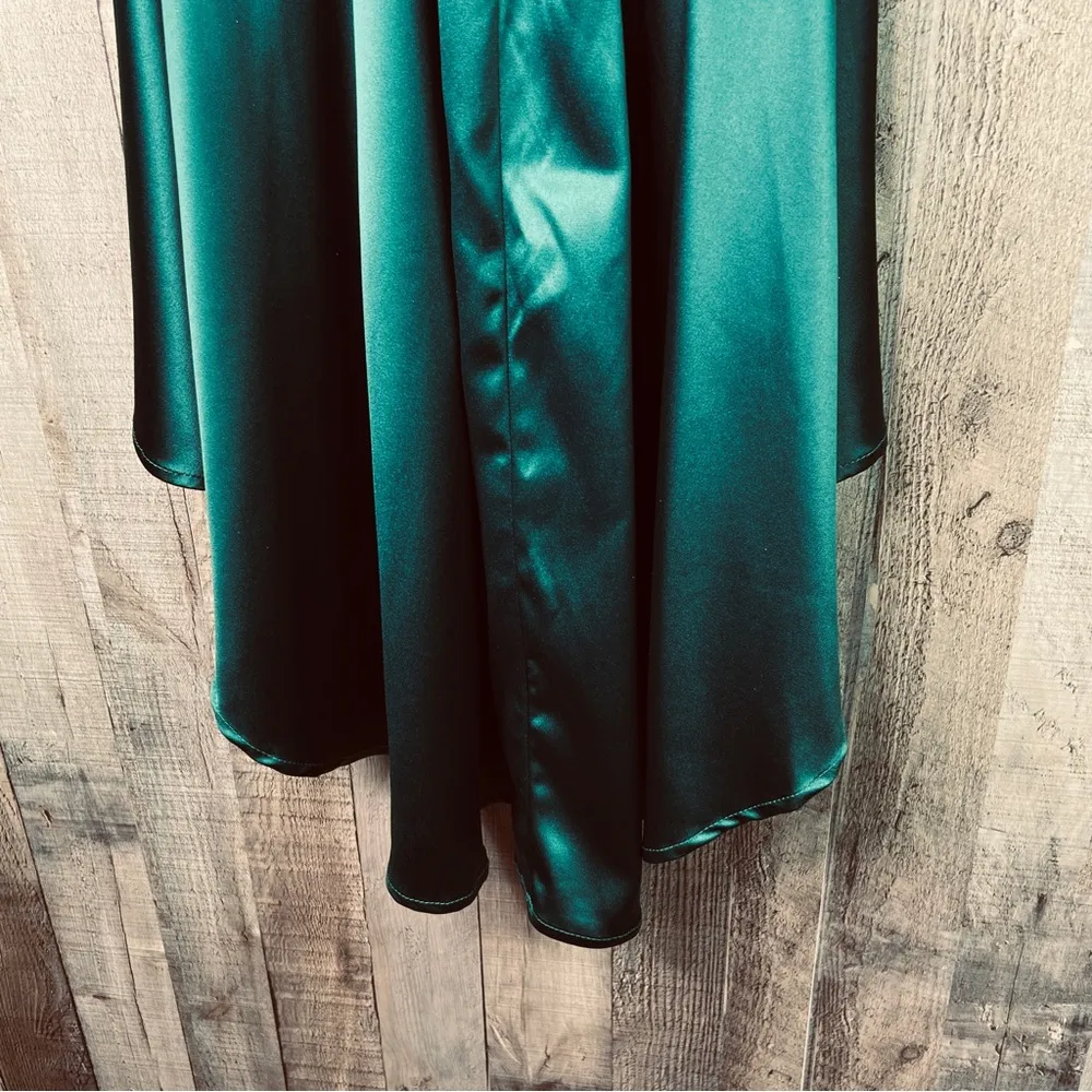 Crystal Dolls Size 3 Hi-Lo Tea Length Cocktail Crochet Halter Neck Party… - Image 7