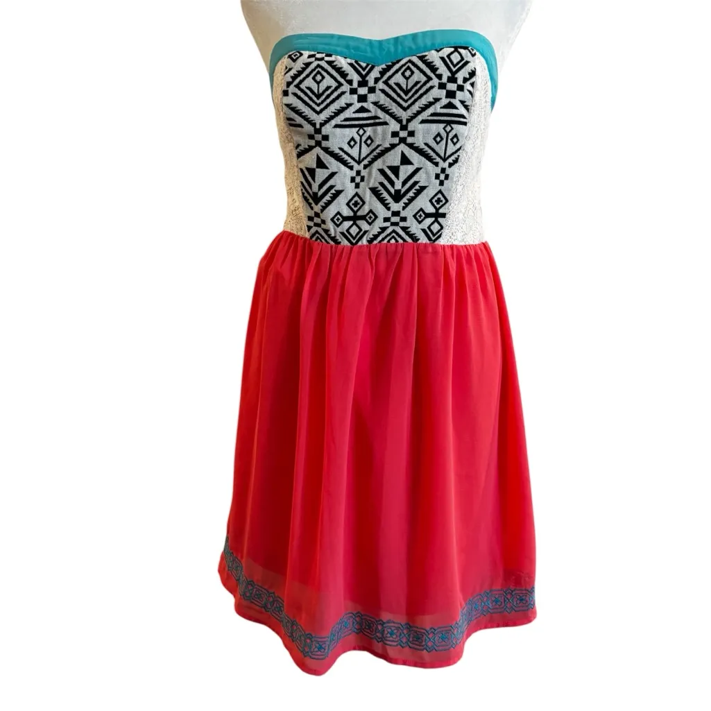 FLYING TOMATO strapless mini dress, size M - Image 2