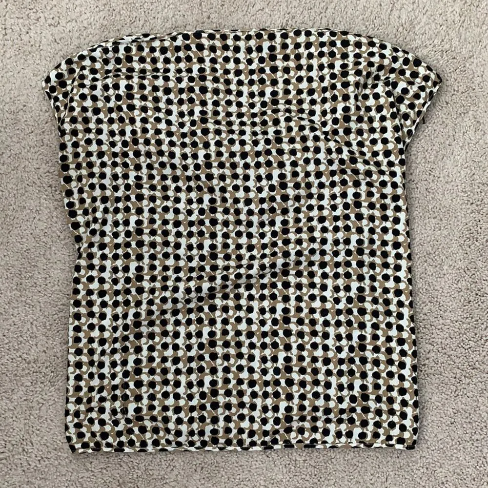 Ann Taylor Polka dot Blouse Sz 2 - Image 5