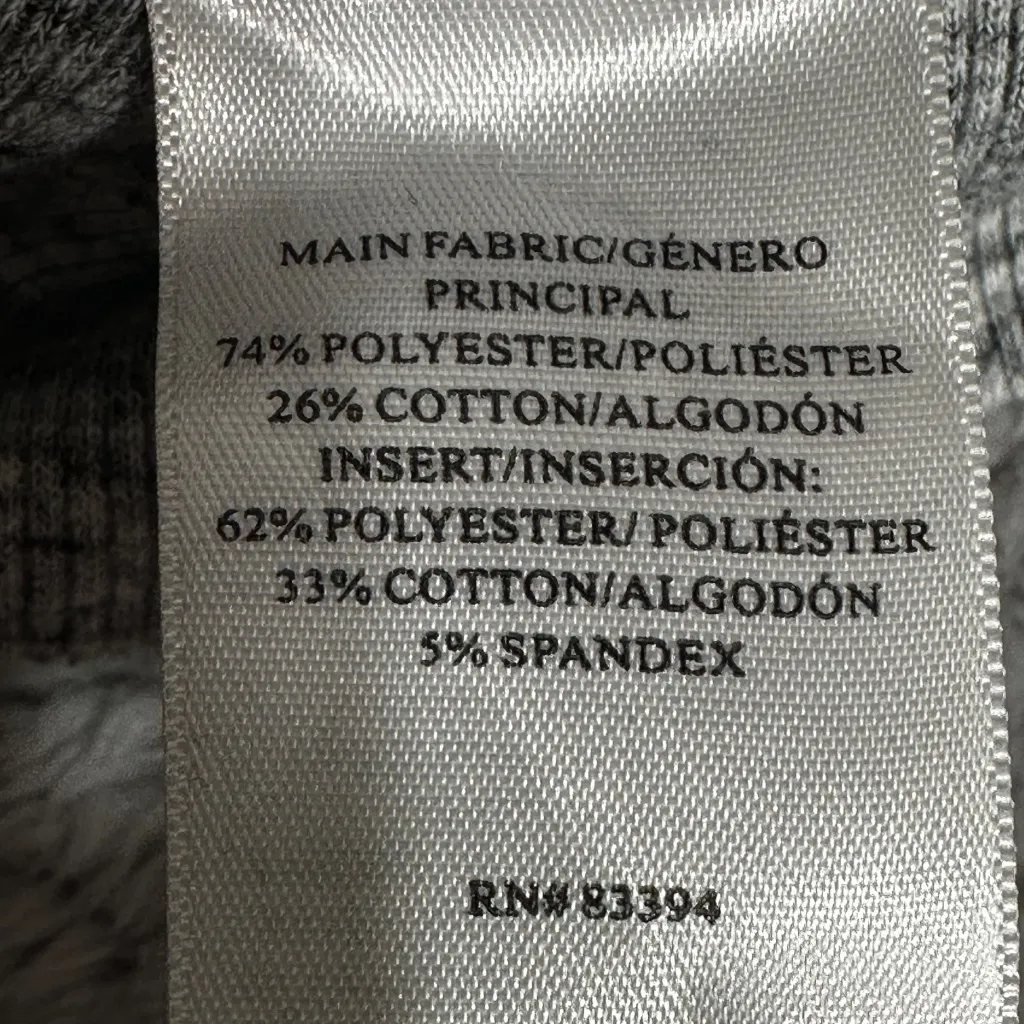 Etonic Women’s Sweatshirt XS Gray Long Sleeve Athletic Pullover with Side Zip - Image 5