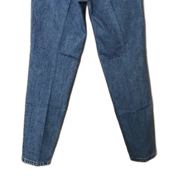 Vintage Sap Man denim jeans with leather details around pockets area size 10 Blue - Image 13