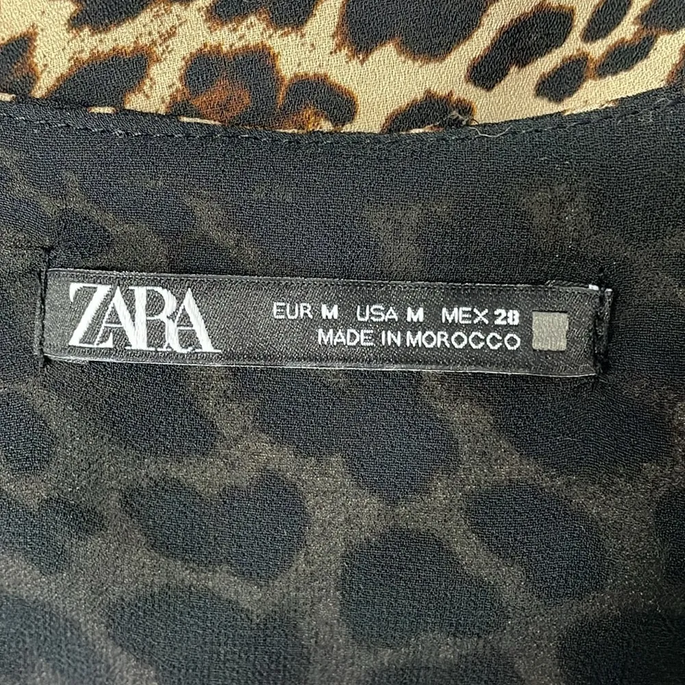 Zara Leopard Print Blouse Tank Top - Image 5
