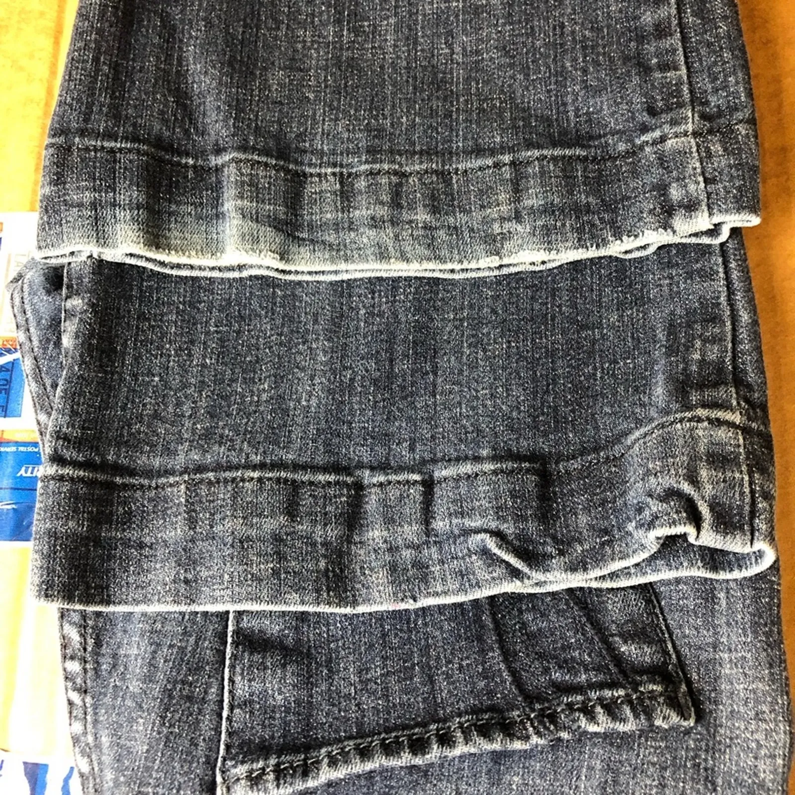 Diva Los Angeles Y2K Vintage Low Rise Dark Wash Jeans Size 8 Blue - Image 6