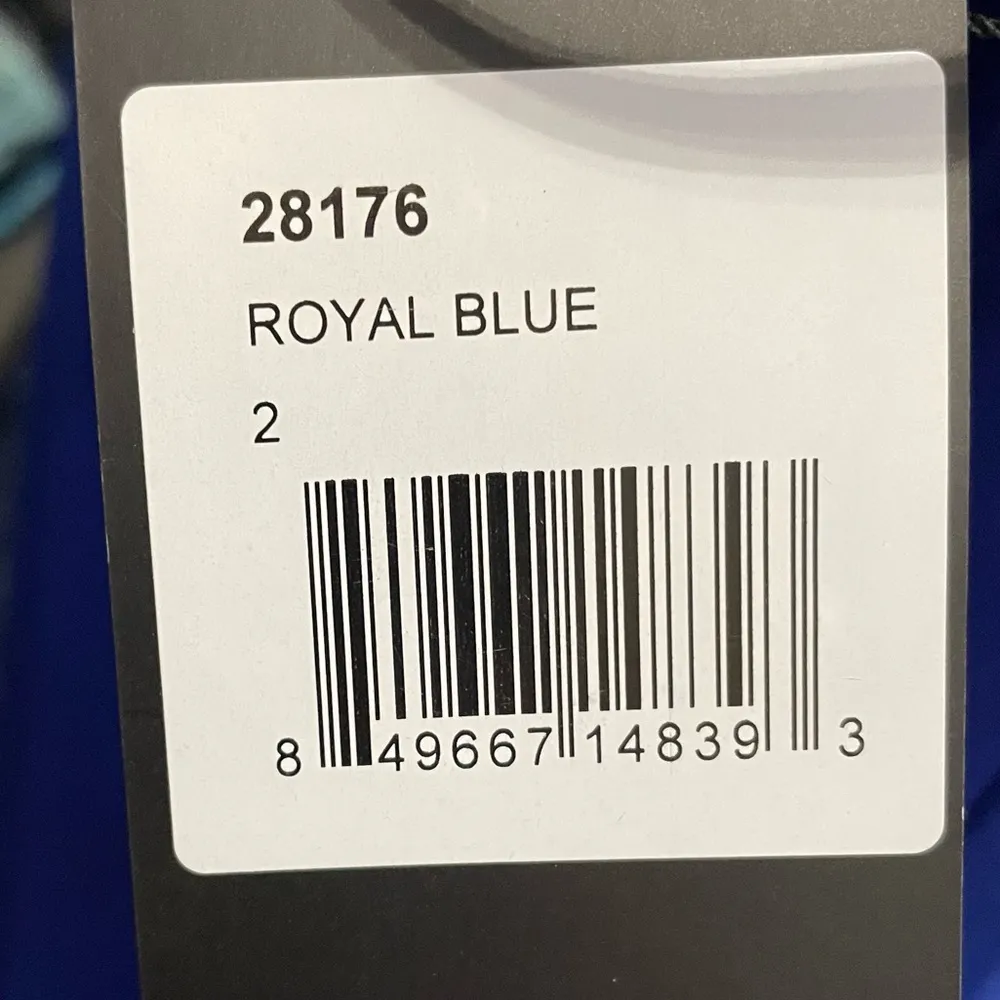 La Femme Women’s One-Shoulder Jersey Gown Royal Blue Sz 2 - Image 7