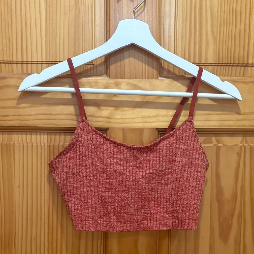 Aerie Size Medium Burnt Orange/Red Bra Top Crop Top - Image 2