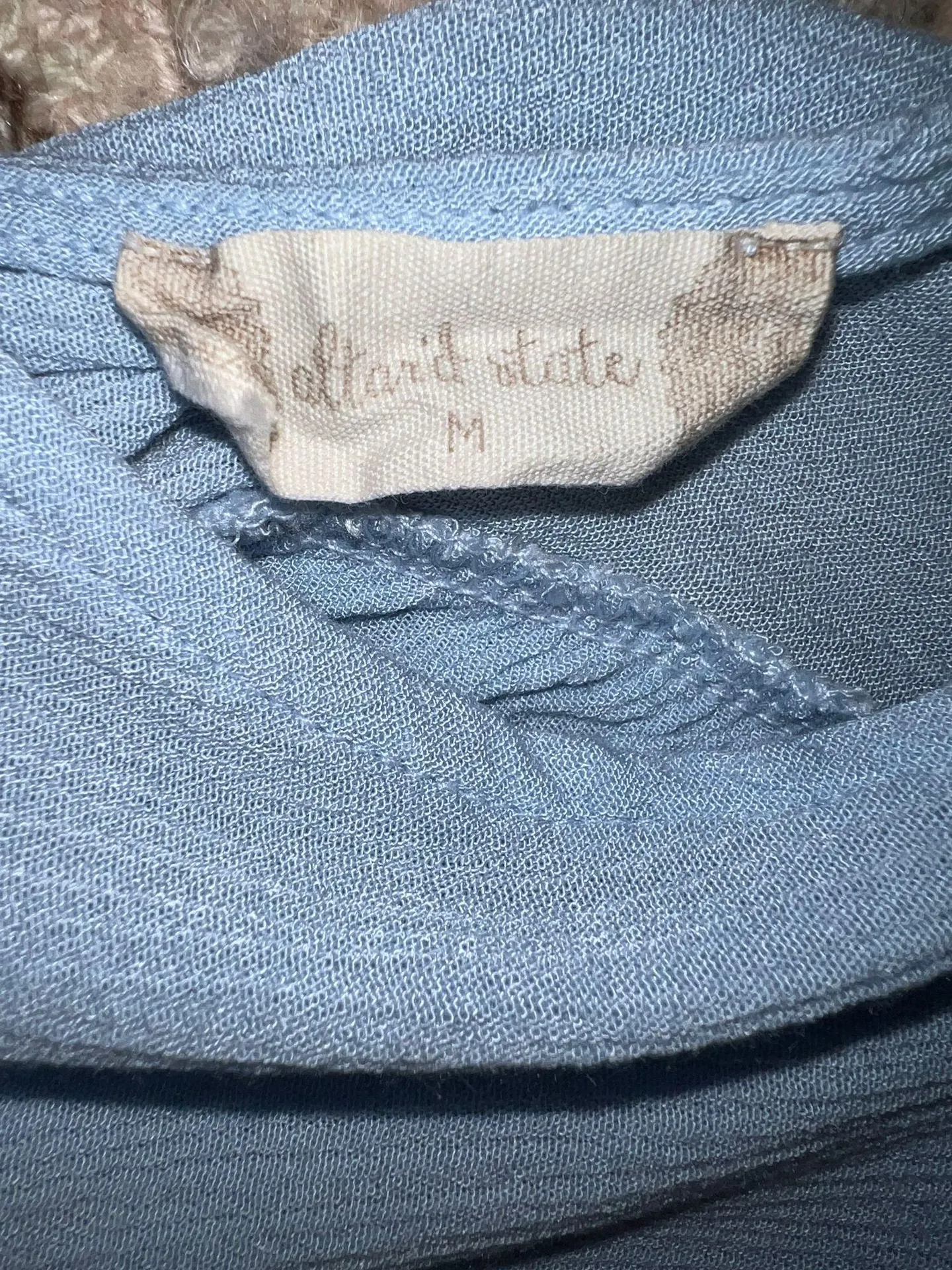 Blue Ruffle Top - Image 3