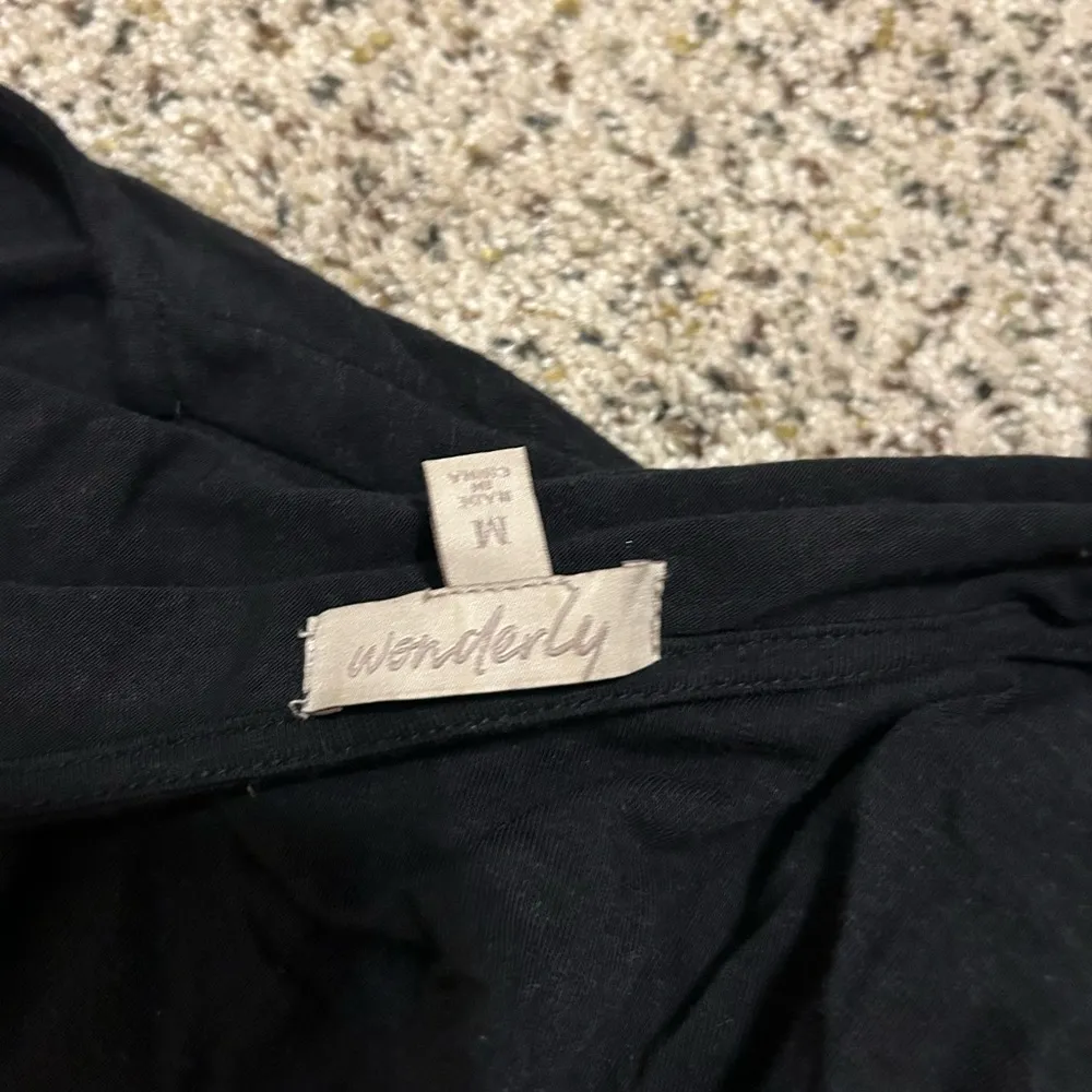 Wonderly Black Asymmetrical Ruffled Blouse - Image 3