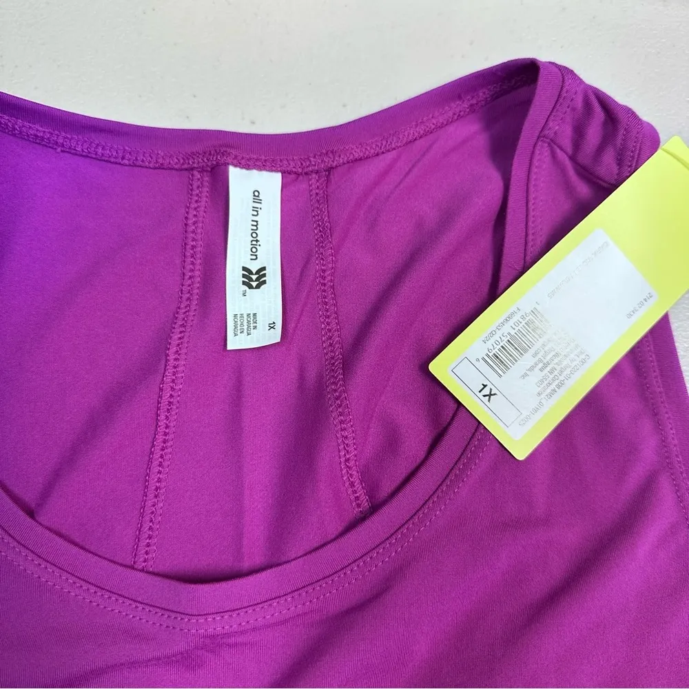 All in Motion Purple Relaxed Sleeveless Tank Top - Image 5