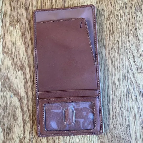 EUC Hartmann Reserve Travel ID Case Unisex Brown Leather Soft Travel Passport - Image 2