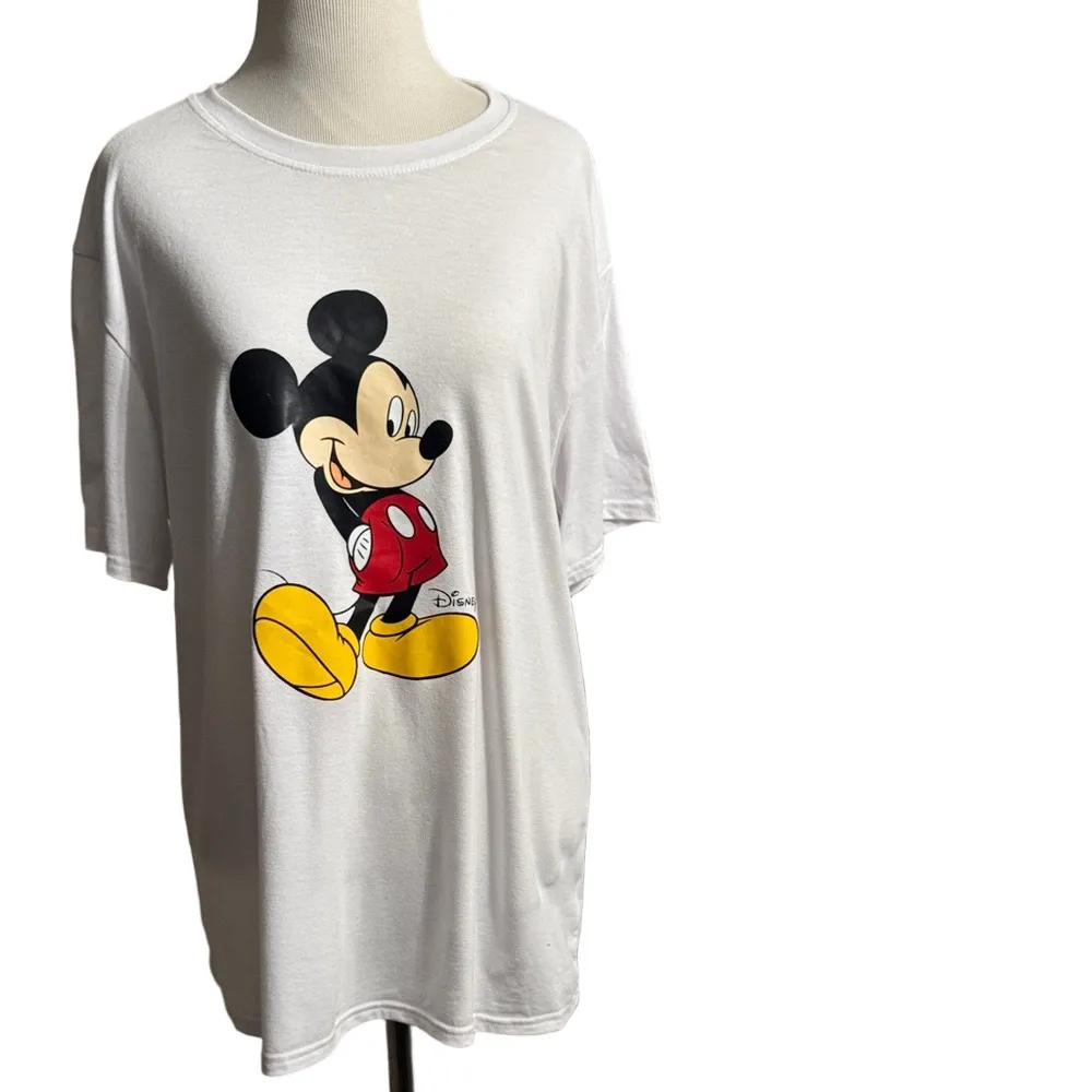 Disney White Mickey Mouse T-Shirt - Image 9