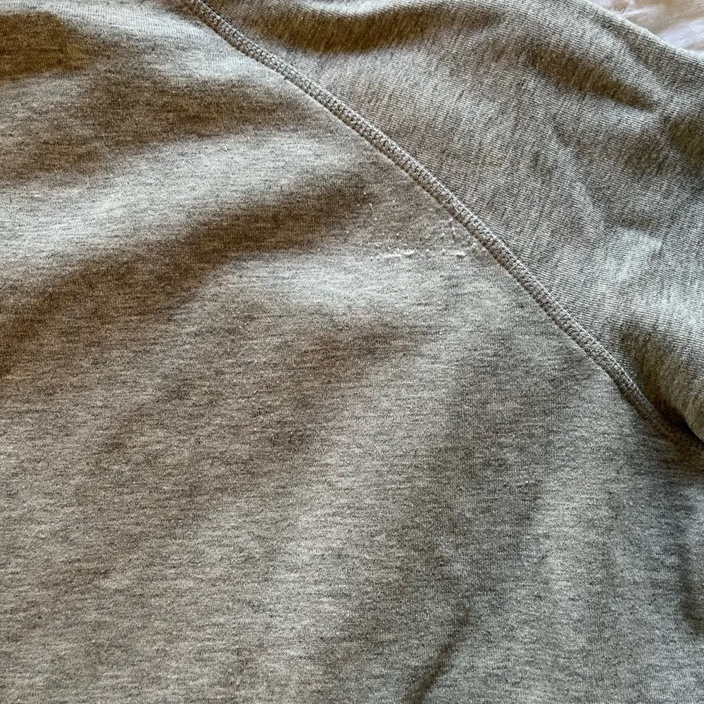 Gray Nike cropped zip up sweatshirt - Image 9