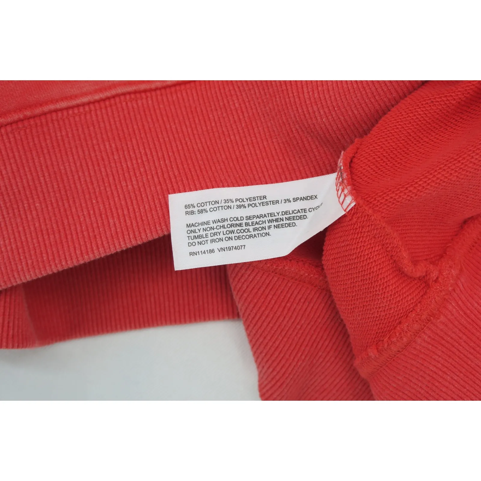 Prince Red Quarter Zip Collared Sweatshirt Women's Cropped Casual Sporty Size XXL - Image 4