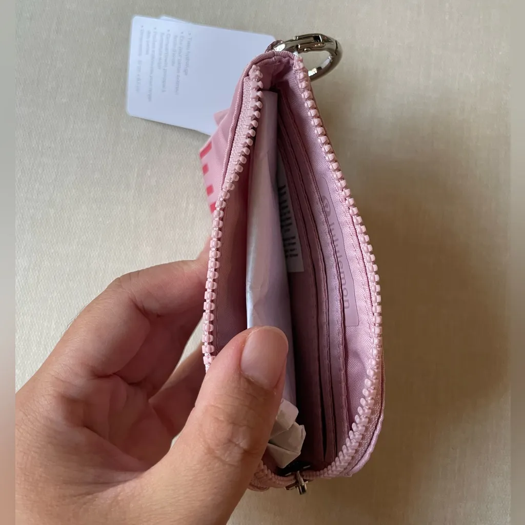 Lululemon  Clippable Card Pouch - Pink Haze - Image 11