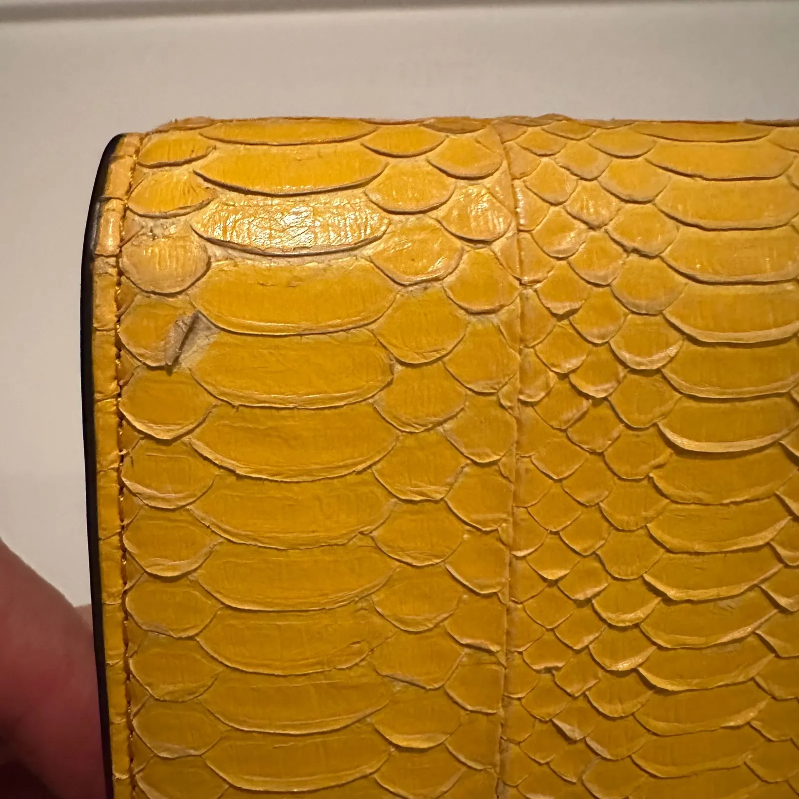 TORY BURCH Kira Exotic‎ Envelope Continental Wallet Color Daisy - Image 6