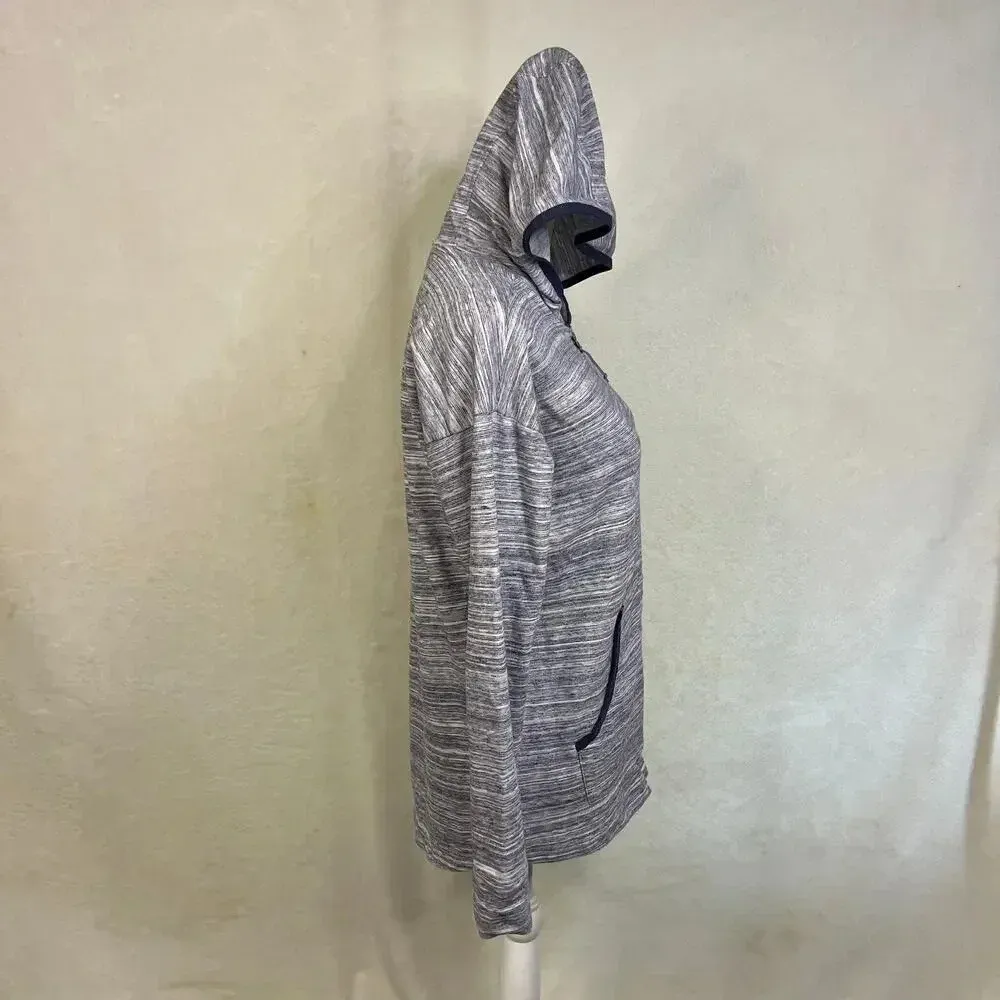 Columbia Women’s‎ Small Baldon Springs Zip Hoodie Jacket Blue Gray Striped - Image 5