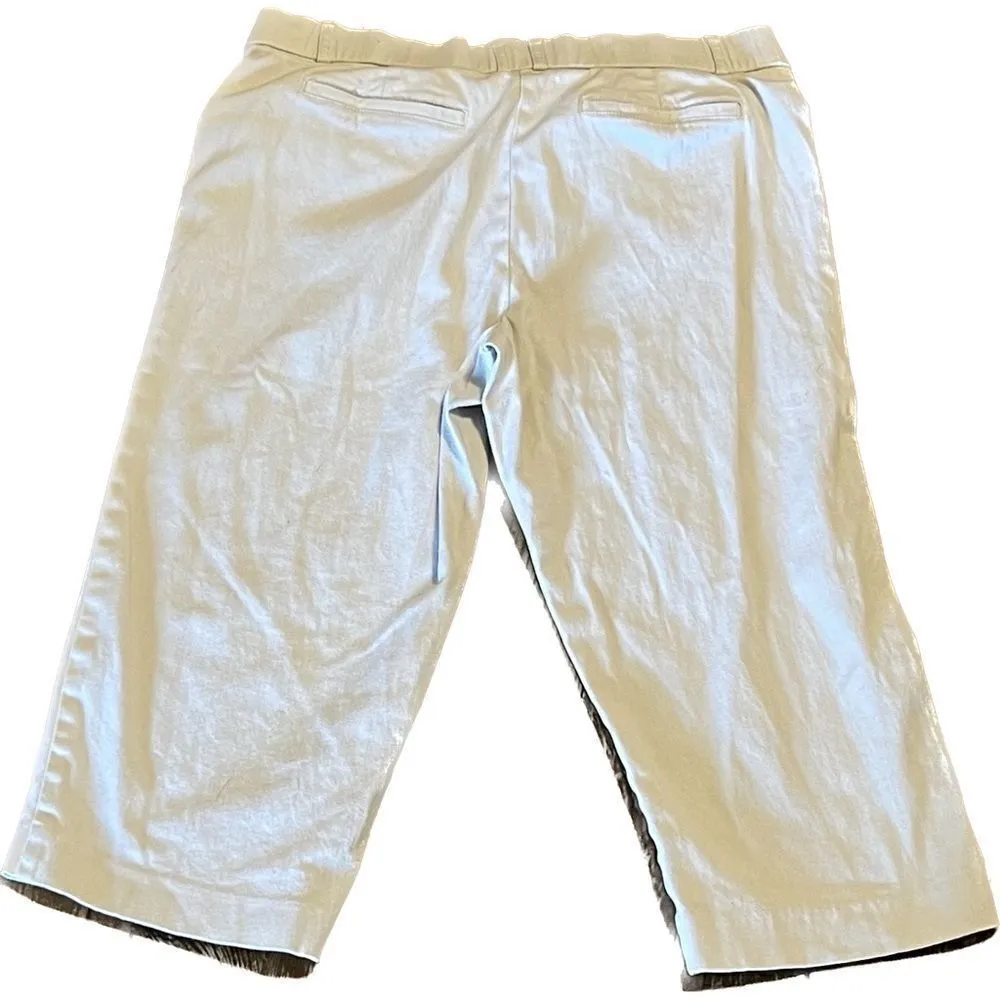 Counterparts women’s size 12 khaki capris‎ - Image 2