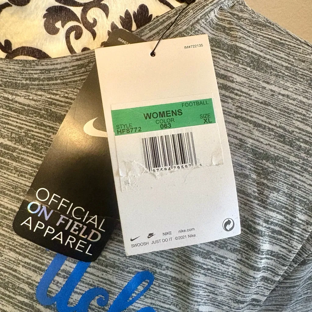 NIKE UCLA Bruins Sideline Velocity Legend Gray T-Shirt - Image 5