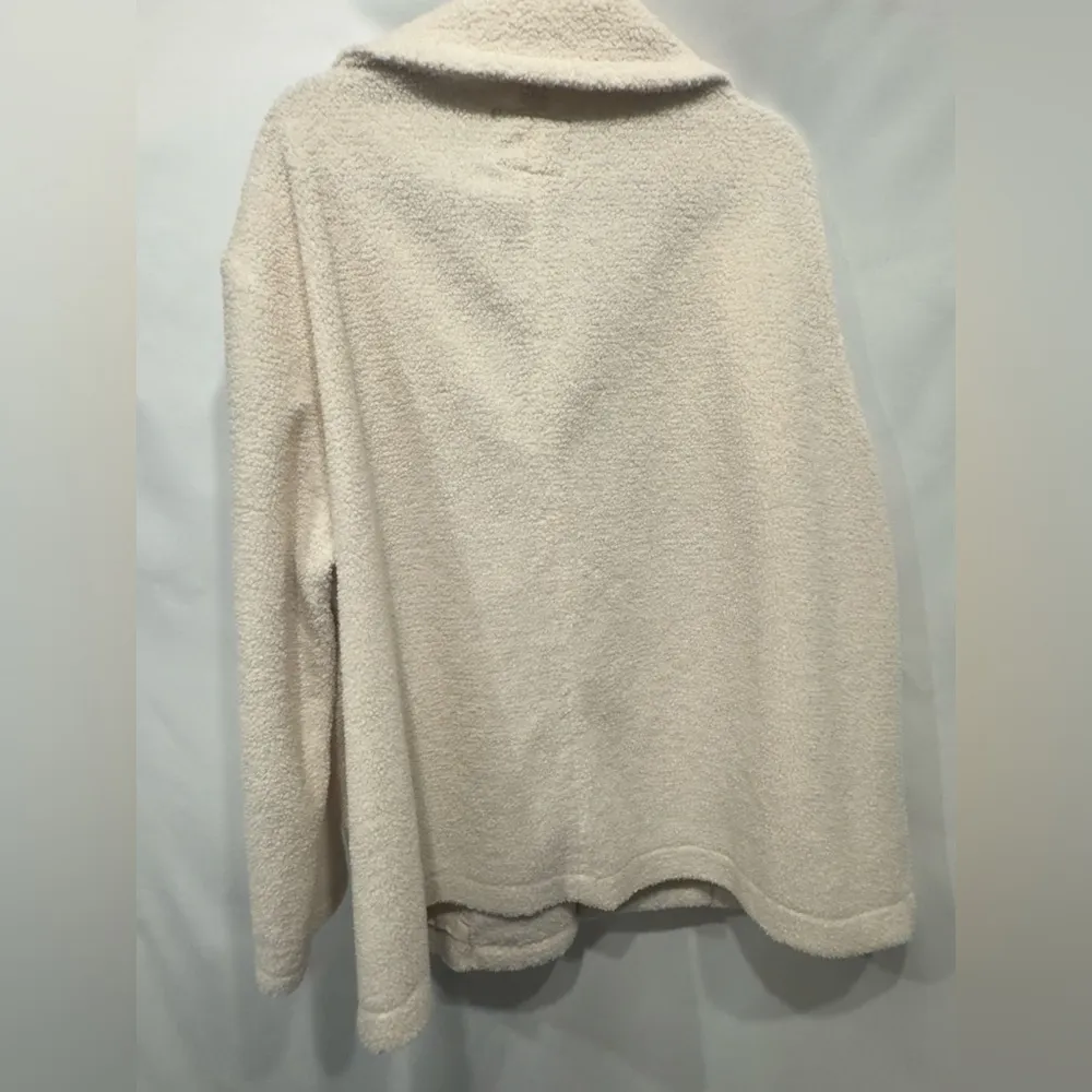 Sanctuary Cream Sherpa Shacket snap buttons - Image 6