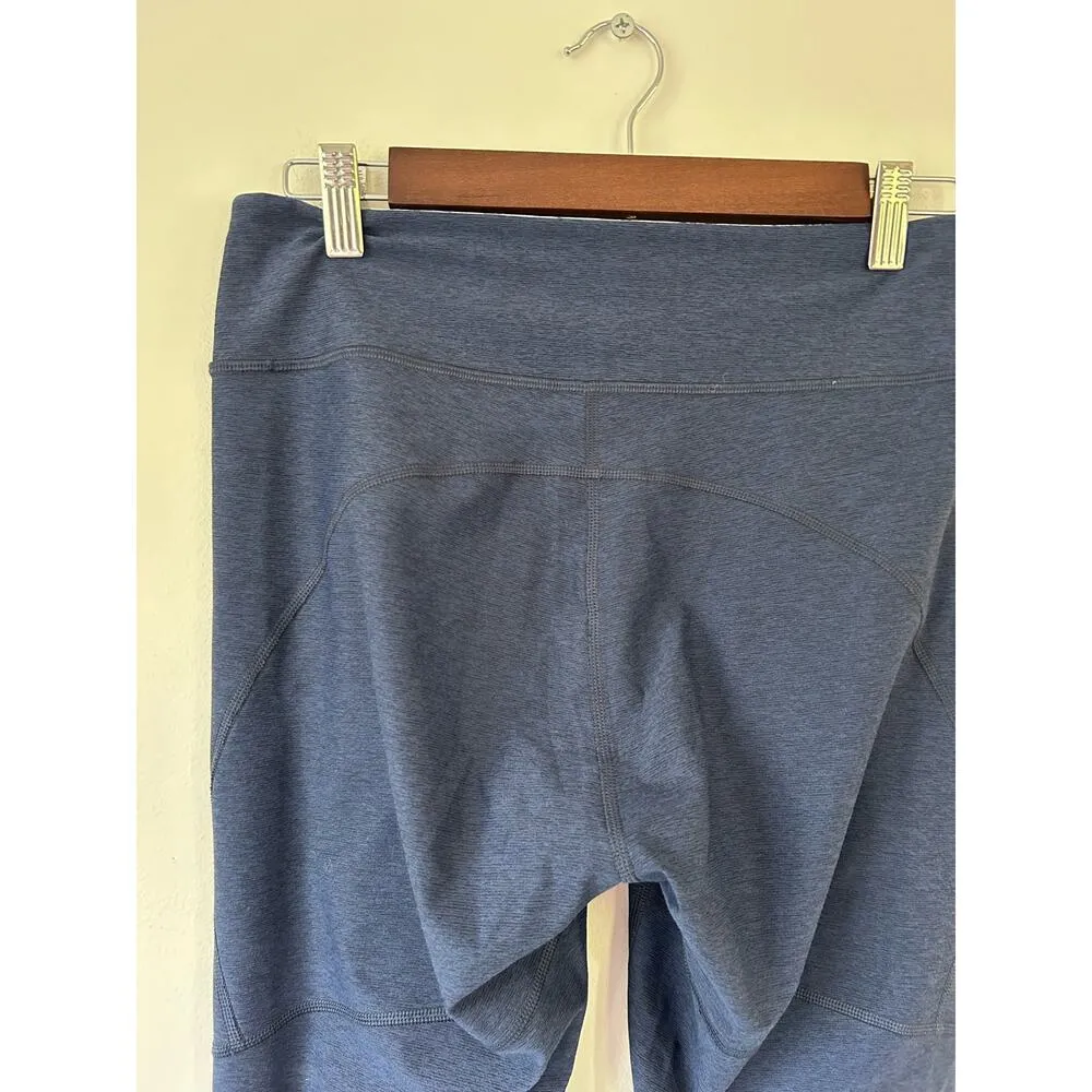 Outdoor Voices womens leggings blue size M colorblock ankle length - Image 9