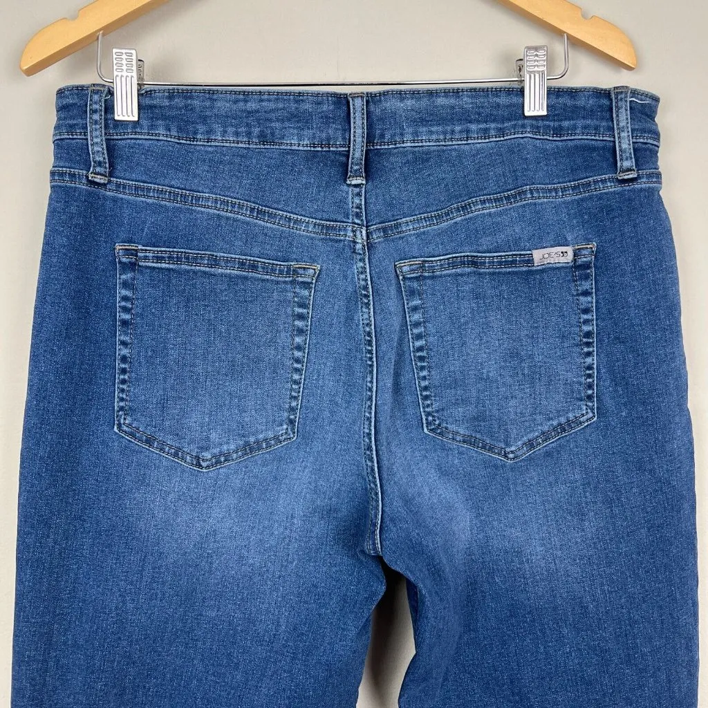 Joe's Jeans Womens 32 Blue Boyfriend Straight Leg Denim Medium Wash High Waisted - Image 5