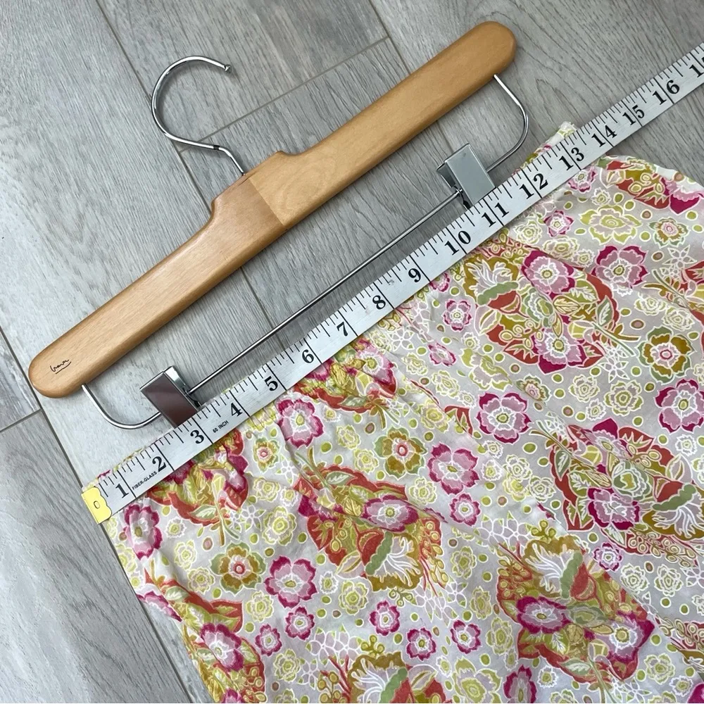 Floral Bohemian Pants wide leg womens Yellow Pink (small) 70s retro funky - Image 2