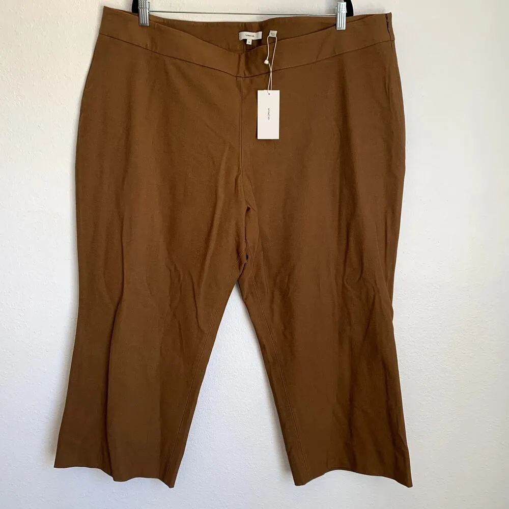 NWT Vince Kick Flare Crop Pants in Toffee - Image 4