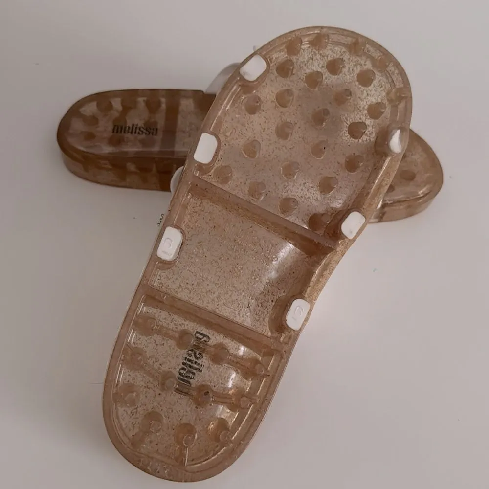Melissa Wide Slide Sandals EUC - Image 5