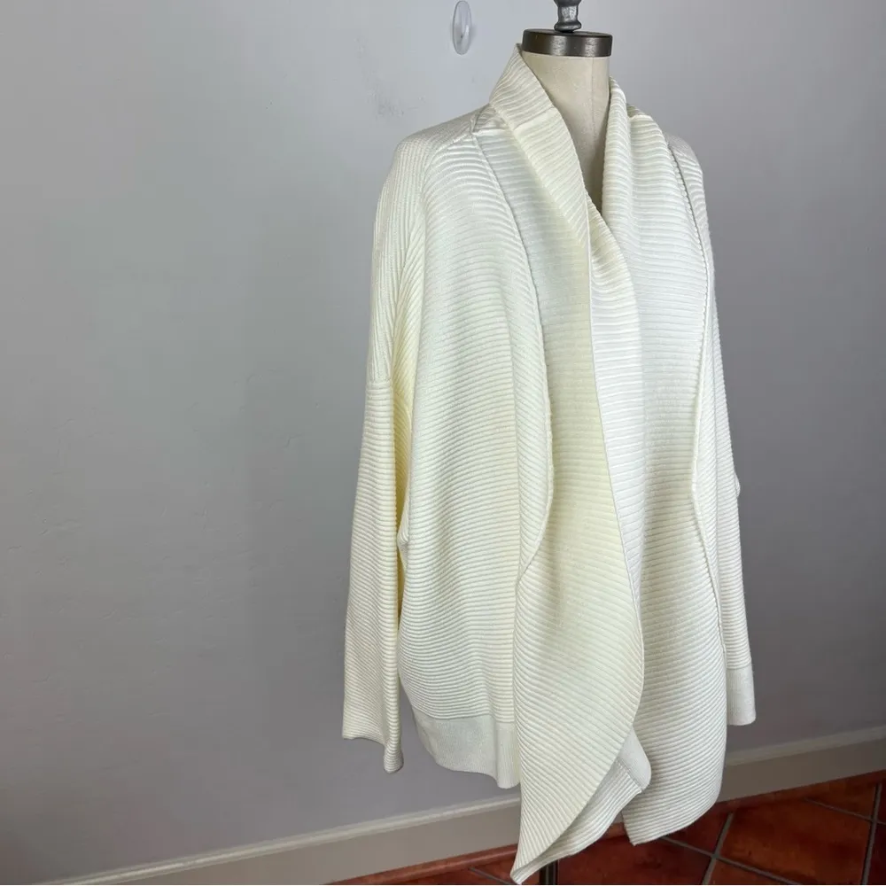 Anthropologie Ottoman Stitch Cardigan Sweater in Ivory - Image 3