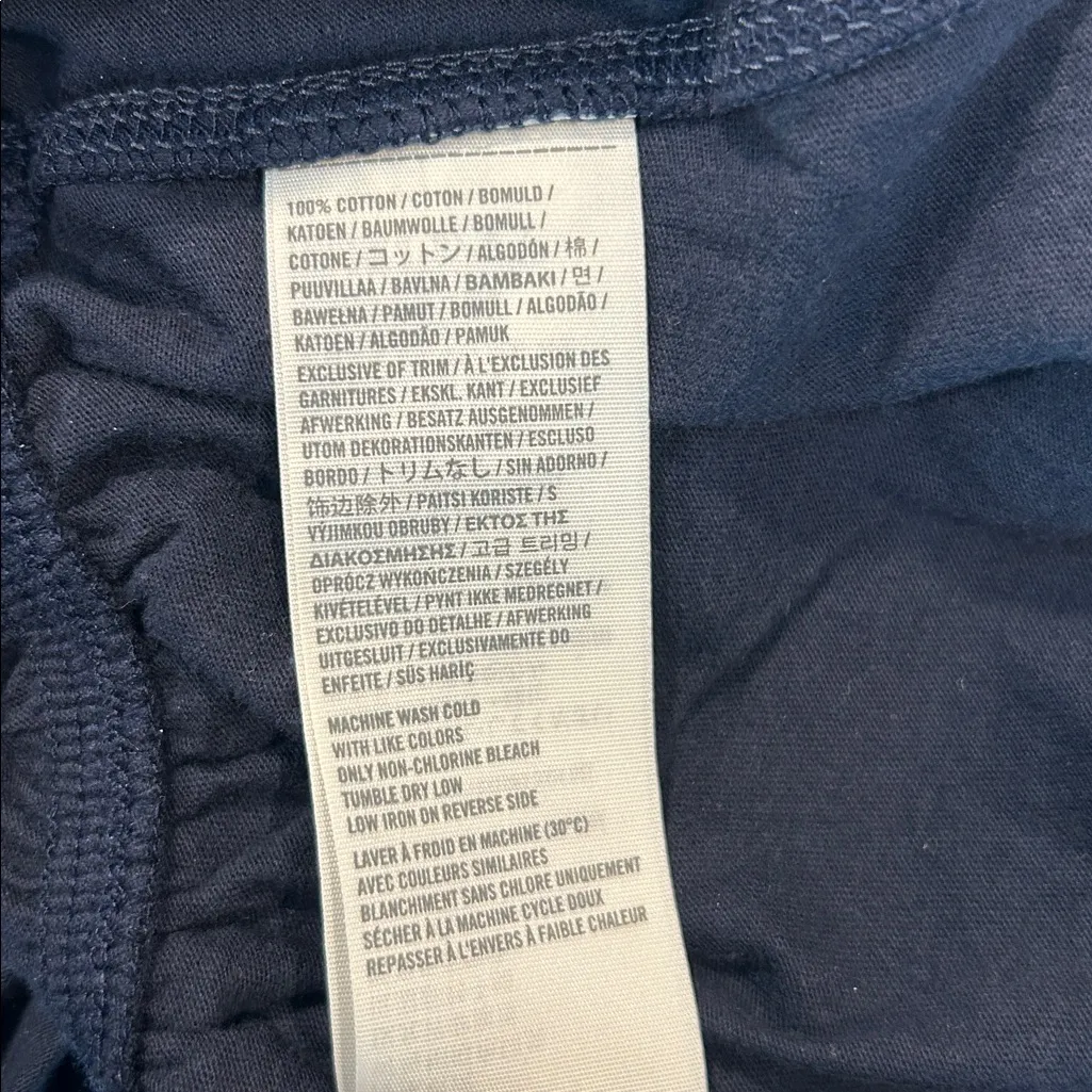 Abercrombie & Fitch Lace Front Cami Tank Navy Blue Size L - Image 8