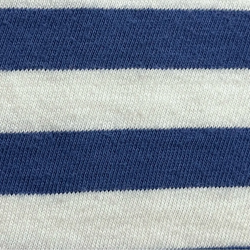 Kate Spade Catch Me If You Can Blue White Striped Tee Shirt Sailor Nautical - Image 9