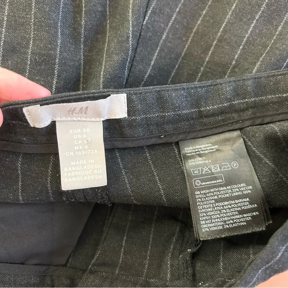 H&M  Pinstripe Pants - Image 6