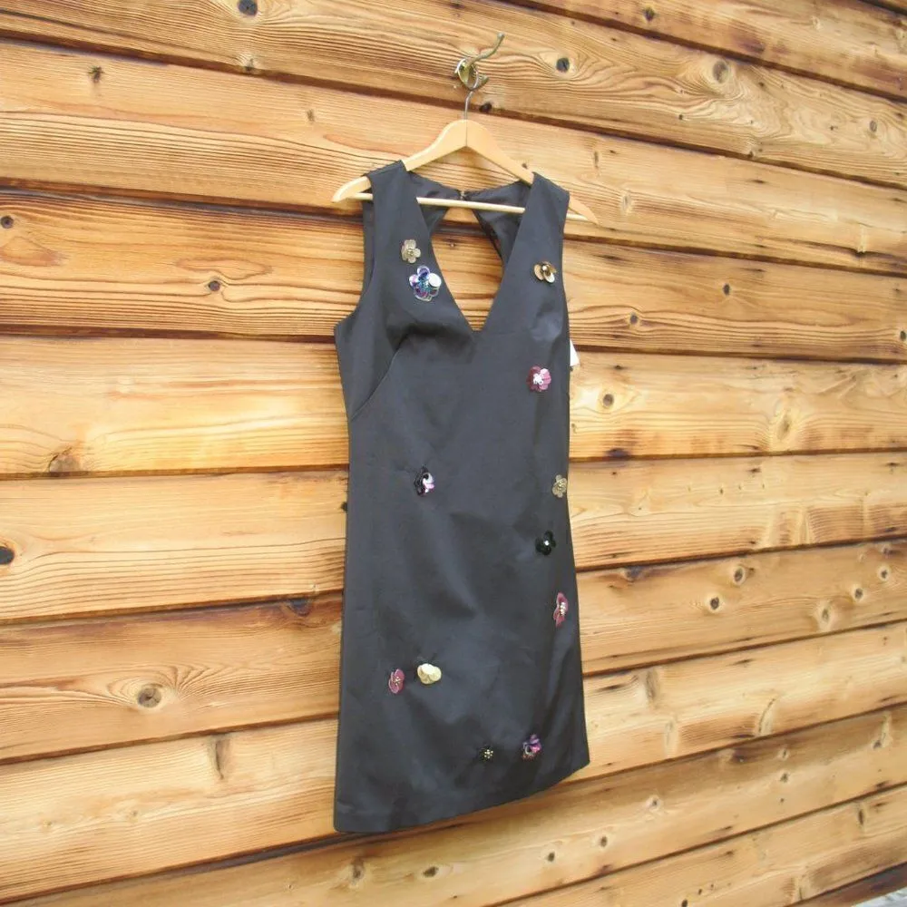 Nicole Miller Black Party Cocktail Dress - Image 3