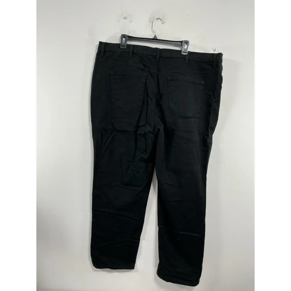 Womans Gloria Vanderbilt Amanda Black Jeans 24 W - Image 2