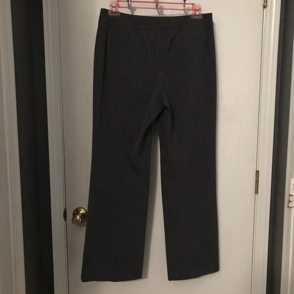 Apt. 9 Grey pinstripe stretch slacks - Image 5