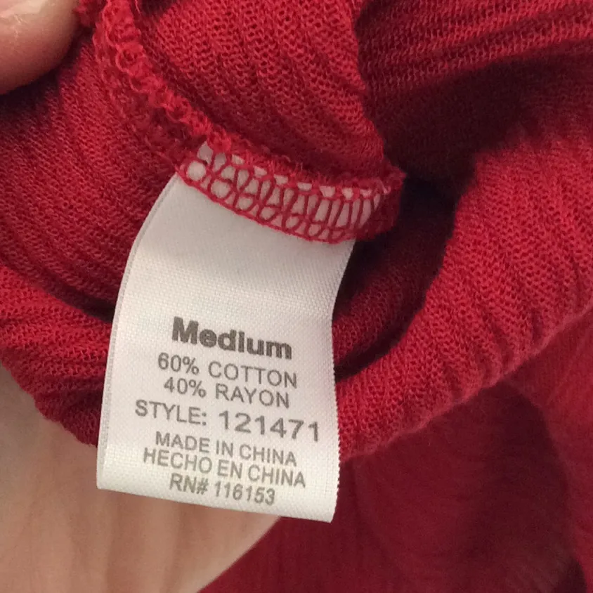 Poof red crinkle gauze lace trim short‎ romper - Image 5