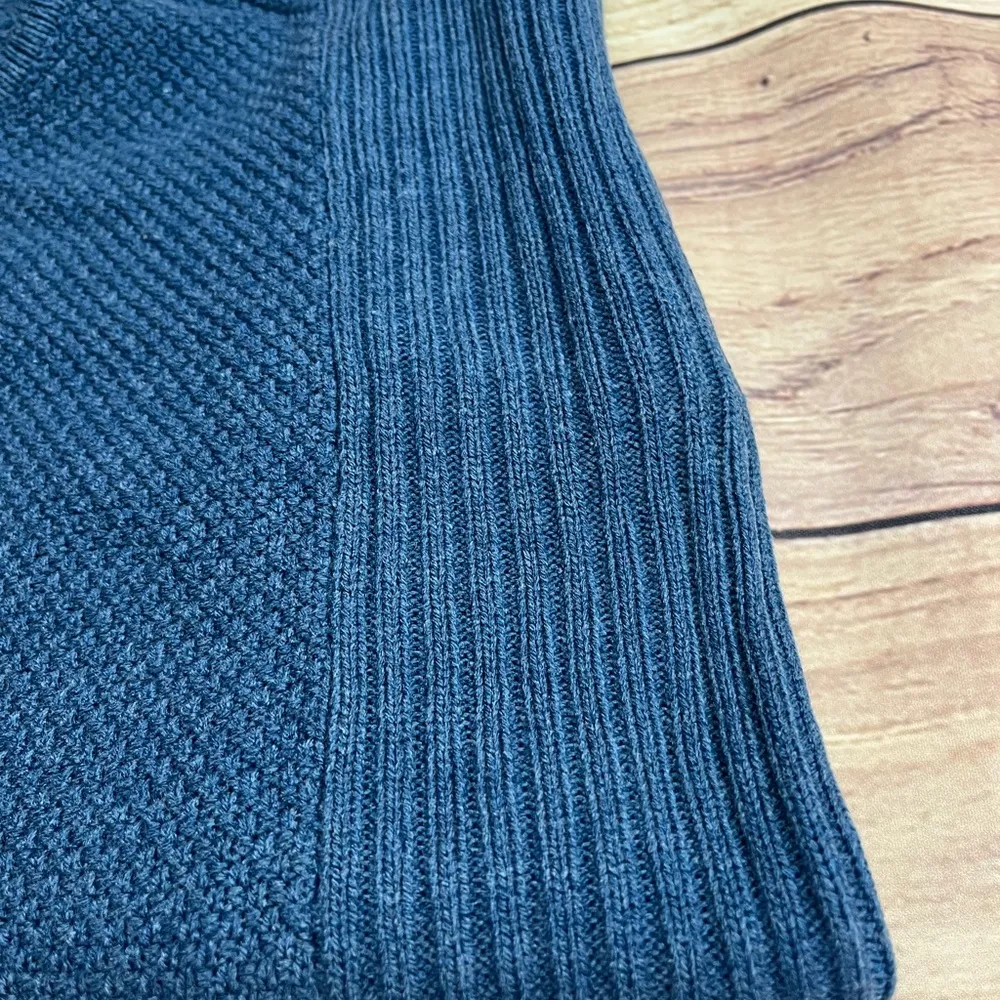 Design History  Long Sleeve Pullover Sweater Vintage Denim Heather - Image 6