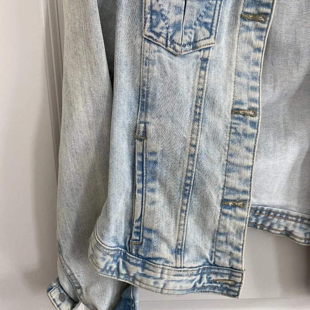 ZARA  TRF Premium Wash Denim Jacket - Image 2