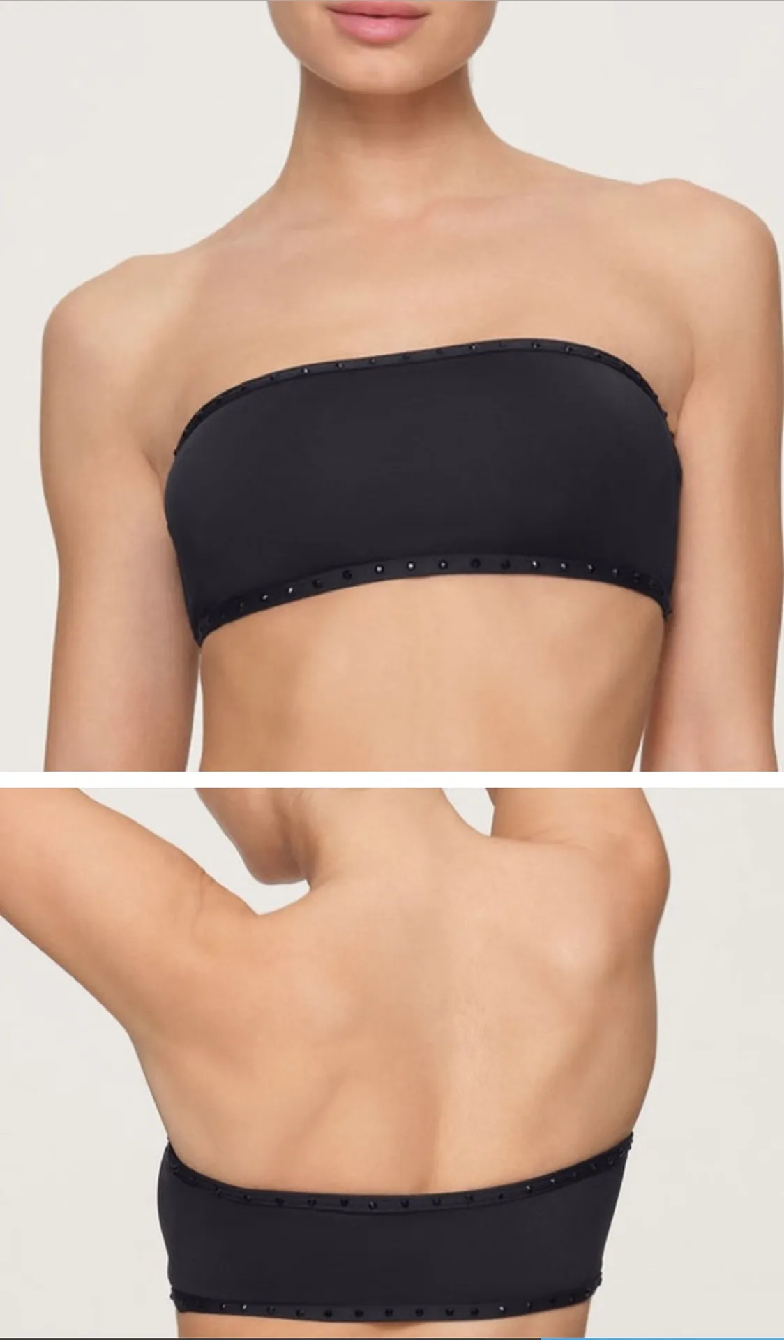 NWT RHINESTONE SWIM TUBE TOP - Image 5