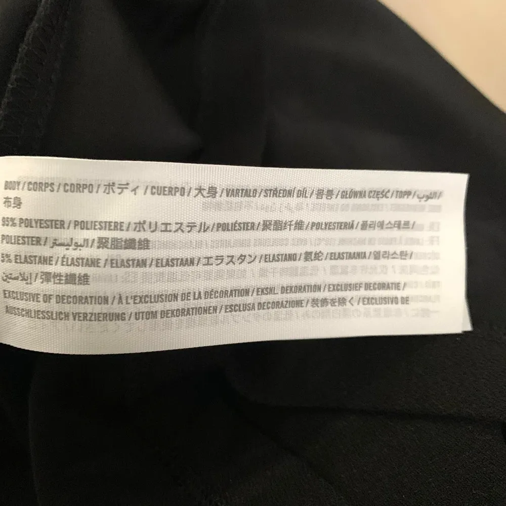 Abercrombie and Fitch Asymmetrical One Shoulder Maxi Dress with Slit in Black - Image 12