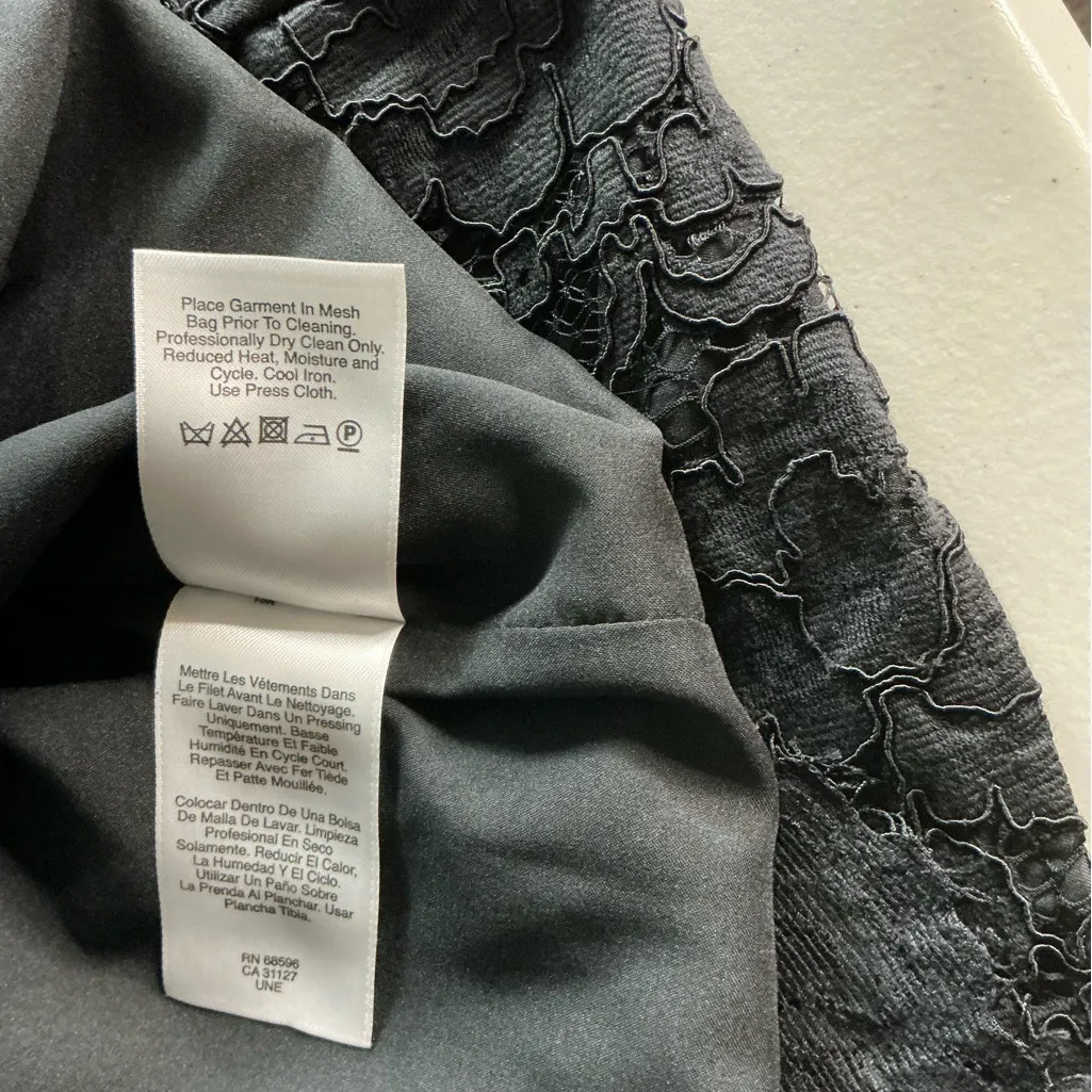 DKNY Elegant Black Midi Dress - Image 6