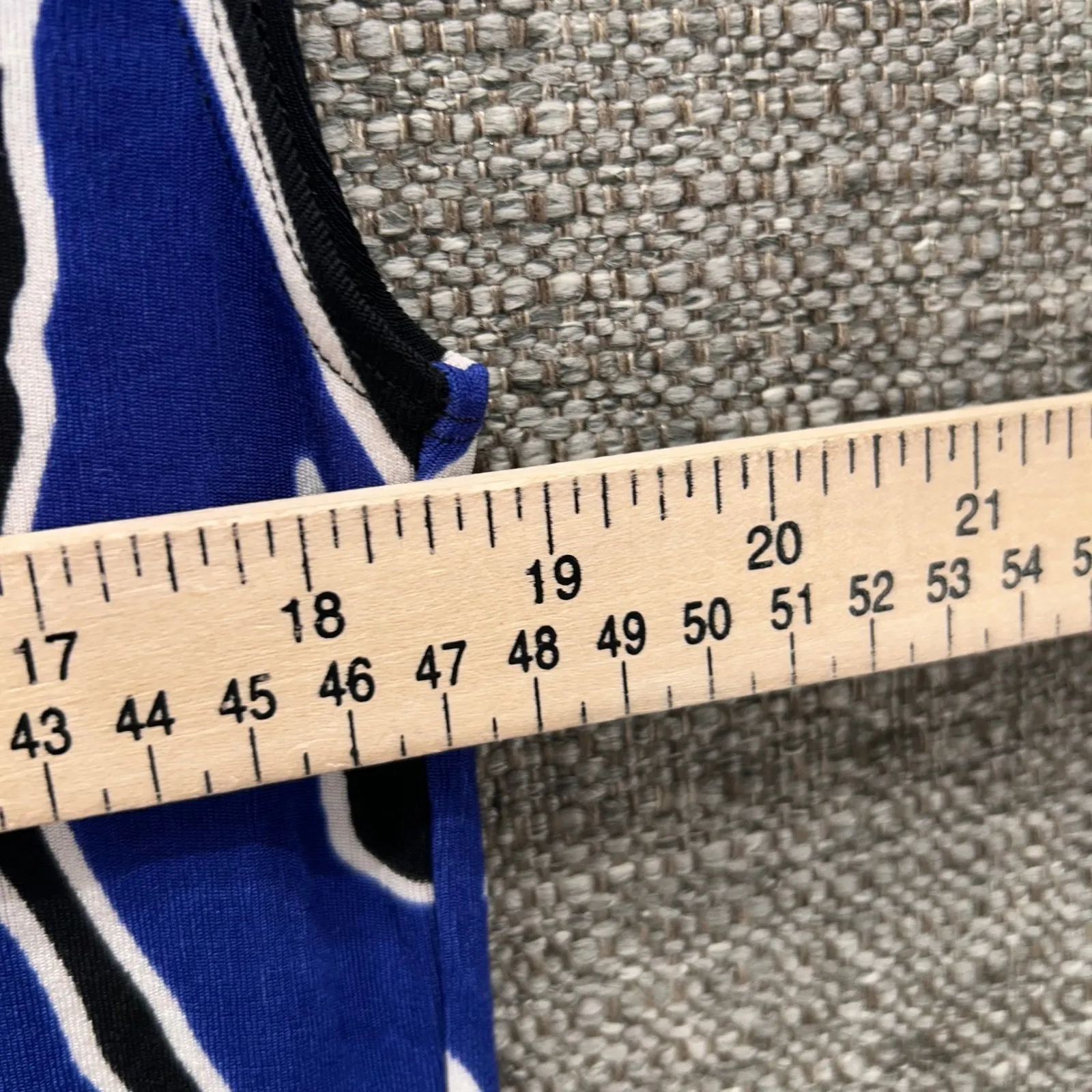 Chicos Travelers Womens Tunic Size M or 1 Art To Wear Artsy Slinky Knit Eclectic - Image 7