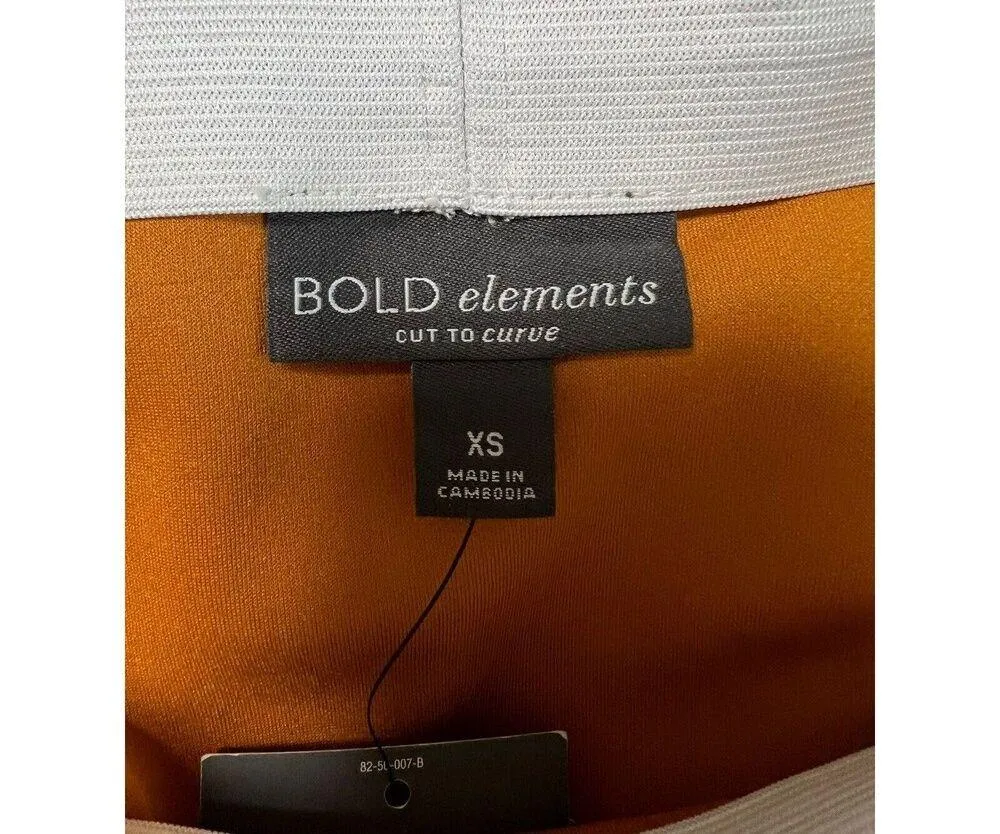 Bold Elements Sz XS knee-length skirt summer bronze - Image 5