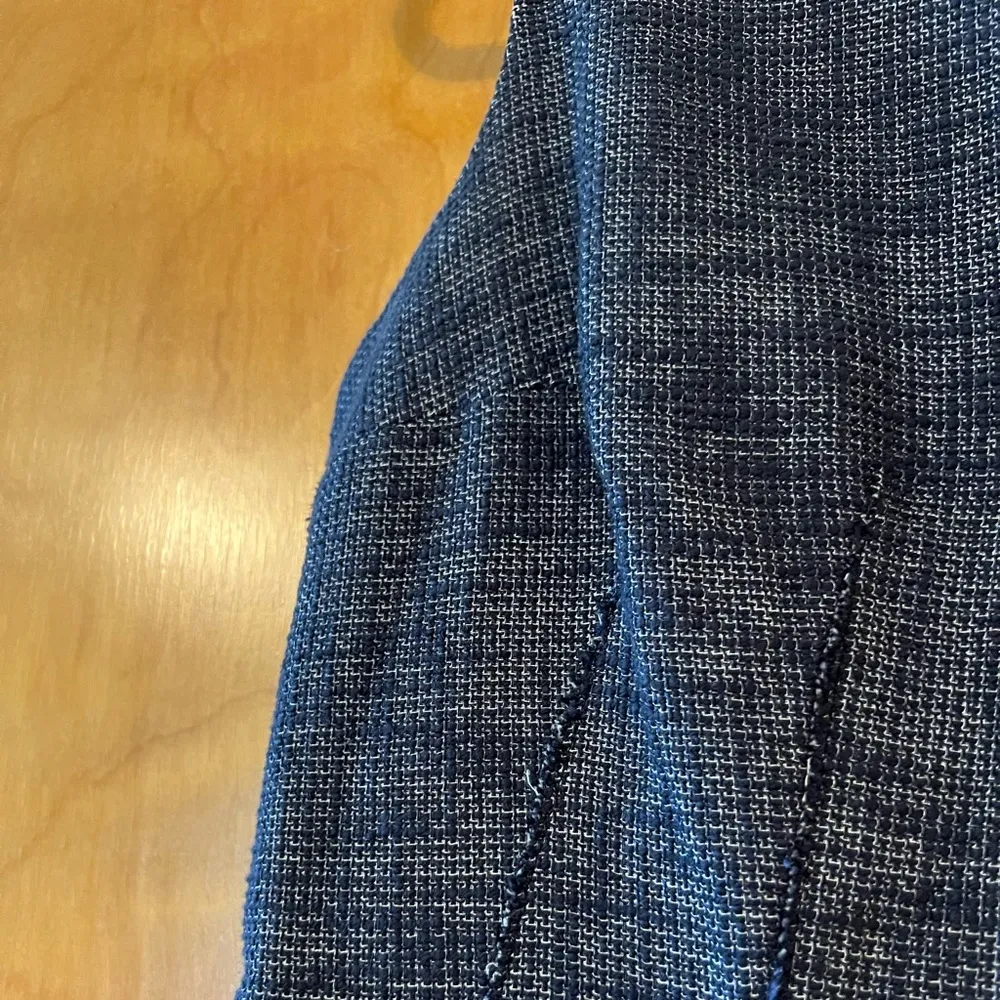 Elie Tahari Women’s Sheath Tweed Dress Sleeveless Zipper Navy Blue Size 6 - Image 5