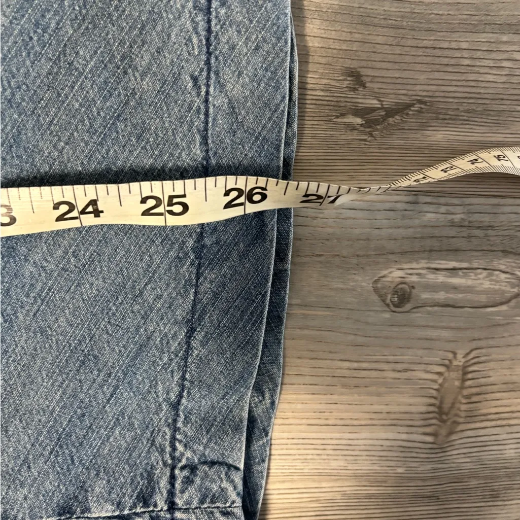 Sundance Denim Skirt Size 10 - Image 4