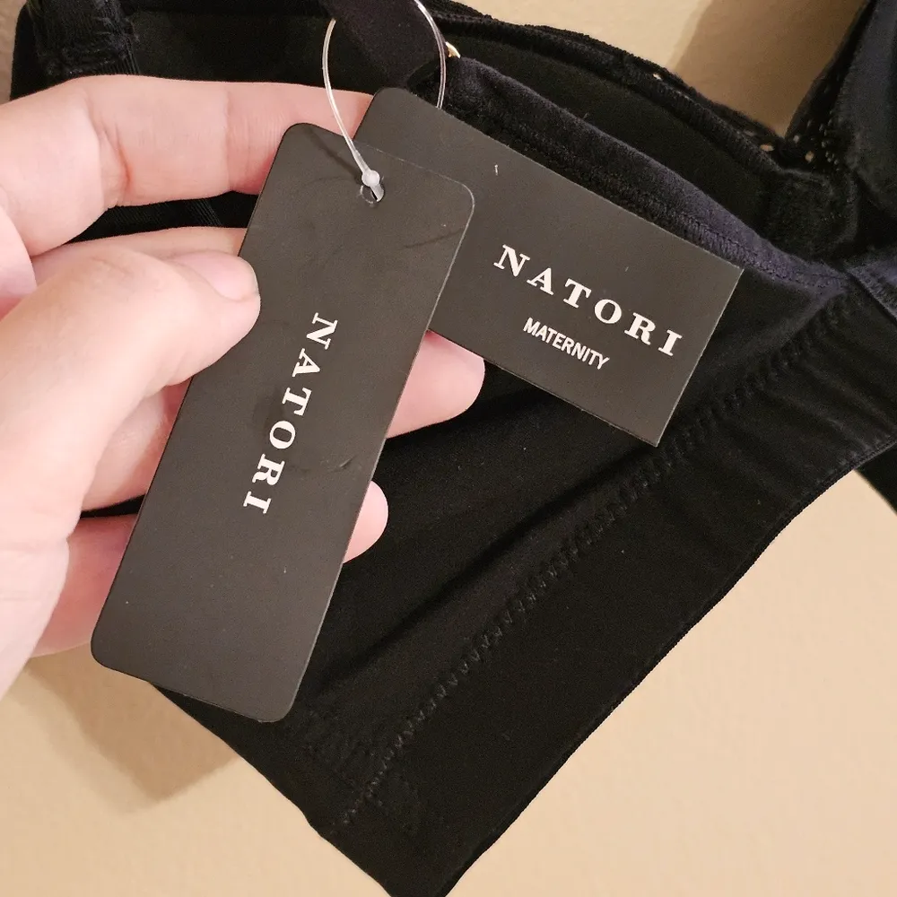 Natori Bliss Perfection 30B Maternity Bra Black Size undefined - Image 4