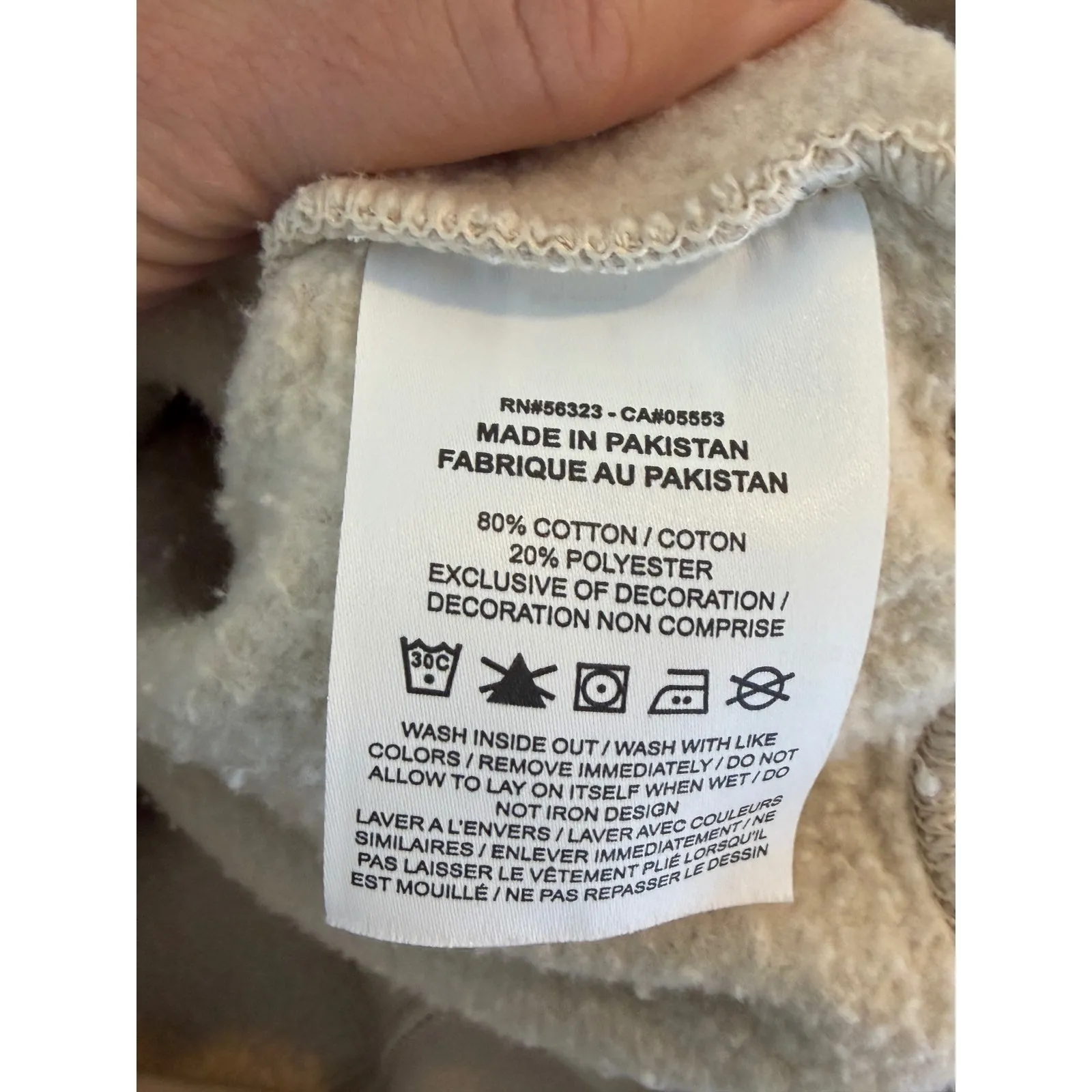 Nike Sportswear Women's Beige Crewneck Cropped Sweatshirt Size S - Image 7