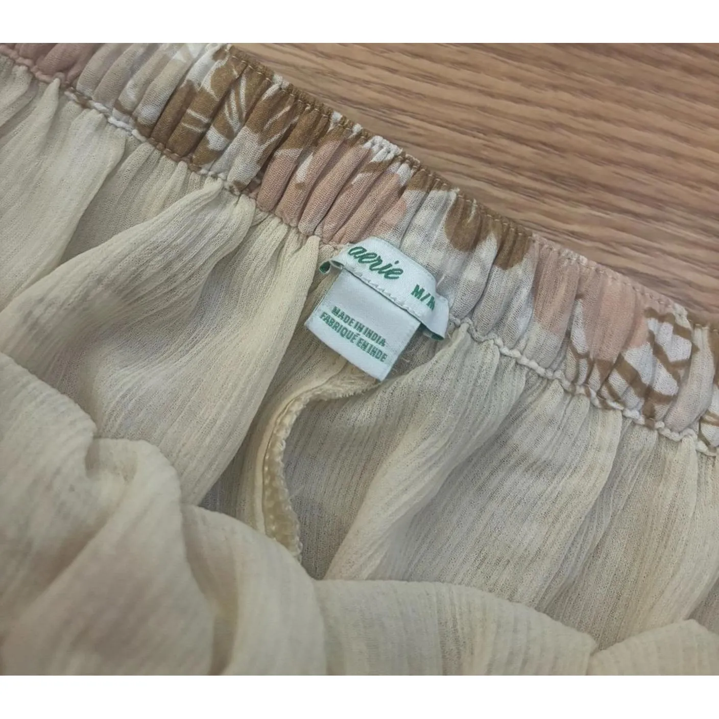 Aerie Floral Maxi  Skirt Size Medium - Image 6