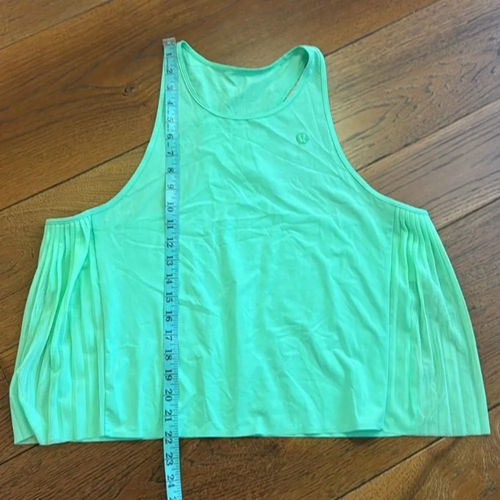 Lululemon Side Pleats Tennis Tank Top in Pistachio - Image 10
